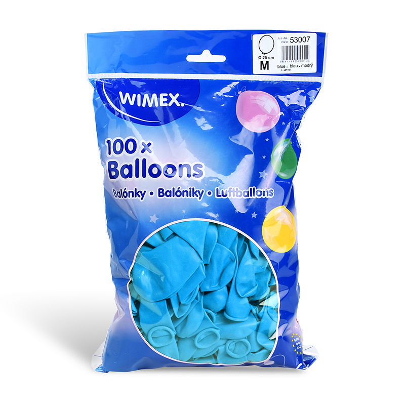 Balón guľa M 53007 svetlomodrá