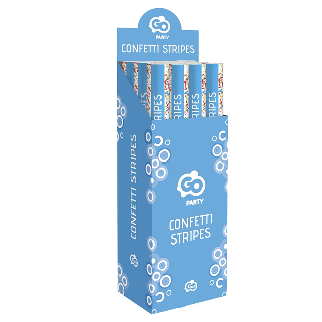 Konfety vystrelovacie 60cm JC-KPMX60 Mix farieb