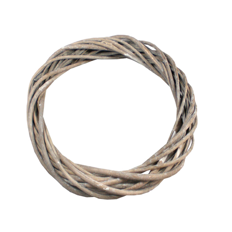 Dekor veniec 30cm sivý 401922