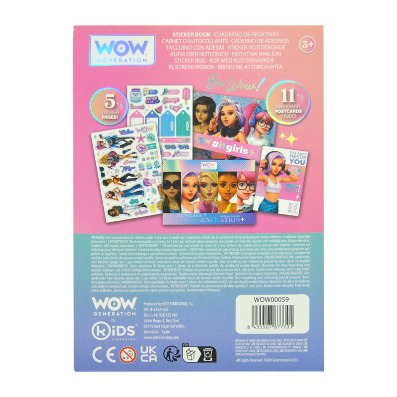 Fashion book WOW DIY set - malý