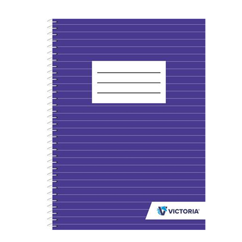 Špirálový zošit A5 VICTORIA 70l