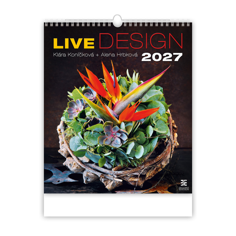 Nástenný kalendár Live Design 2027