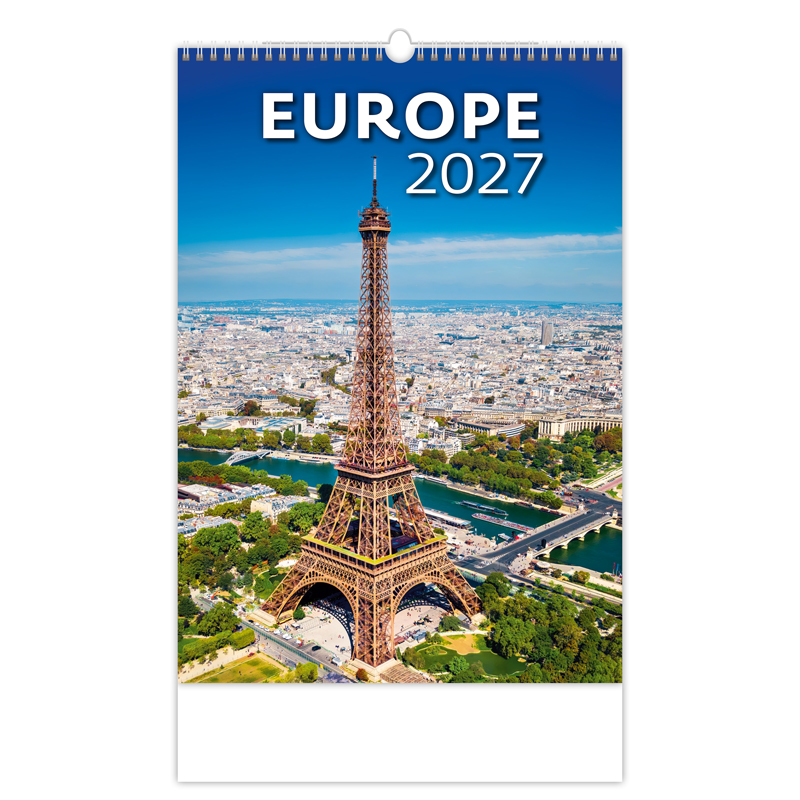 Nástenný kalendár Europe 2027