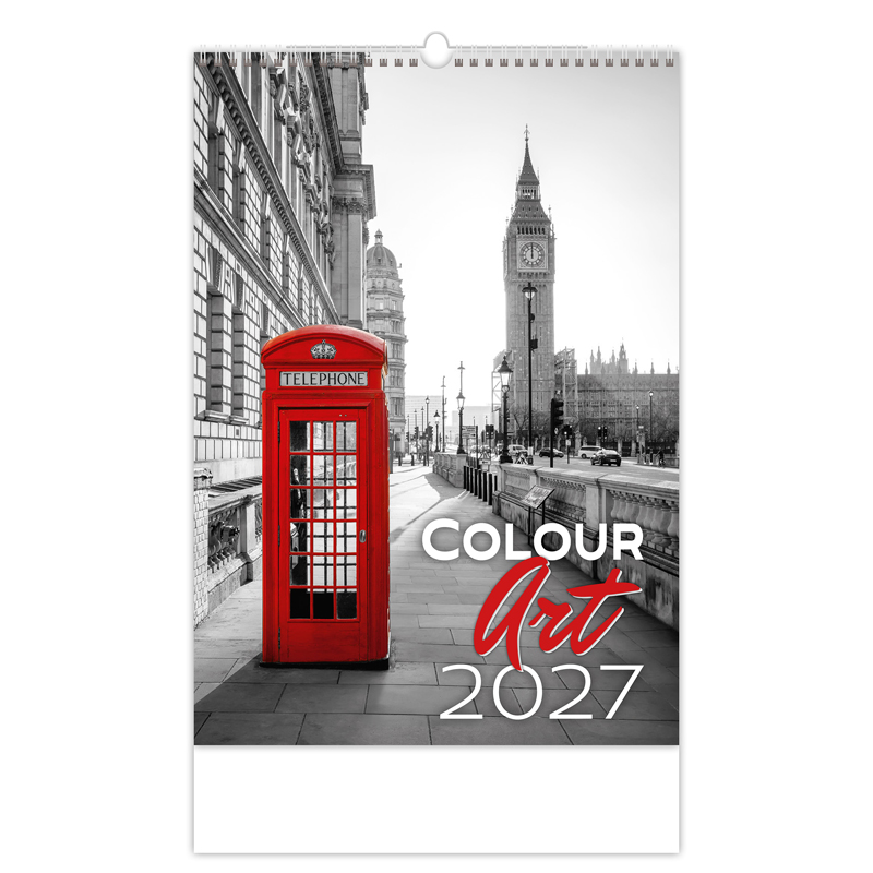 Nástenný kalendár Colour Art 2027