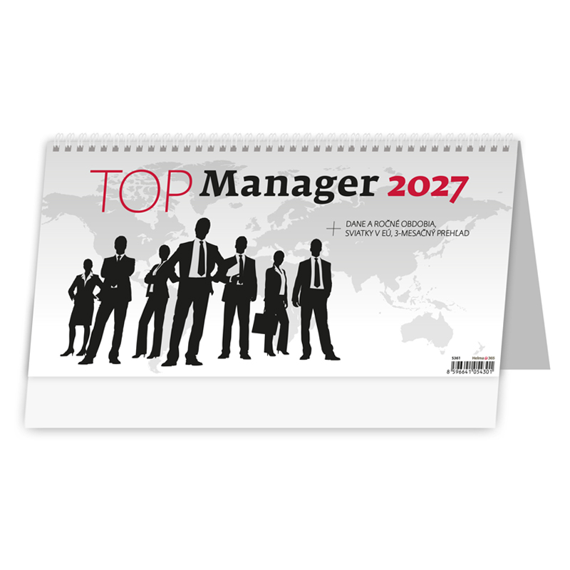 Stolový kalendár TOP Manager 2027
