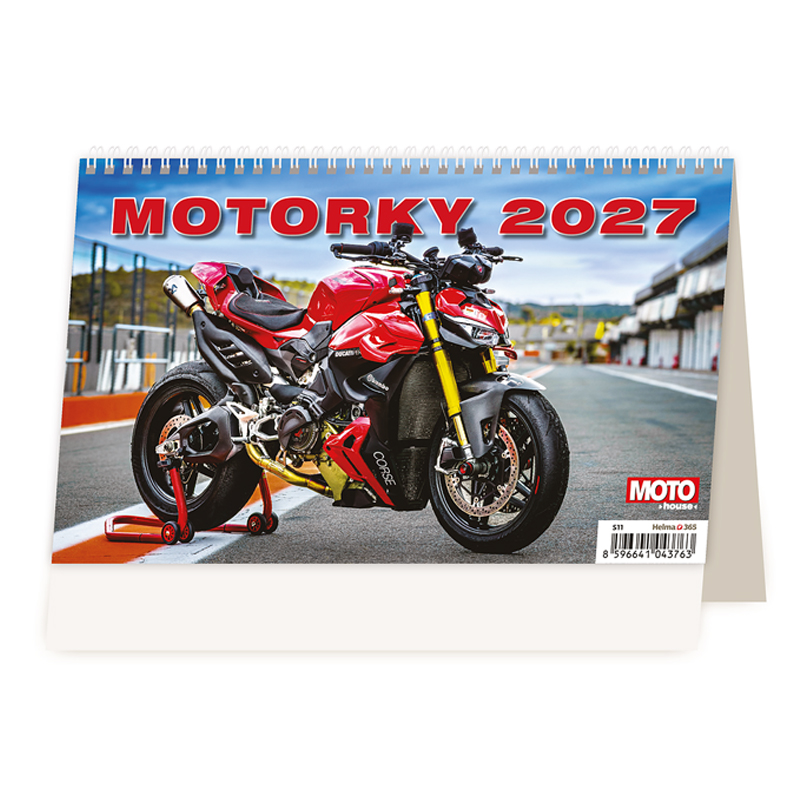 Stolový kalendár Motorky 2027