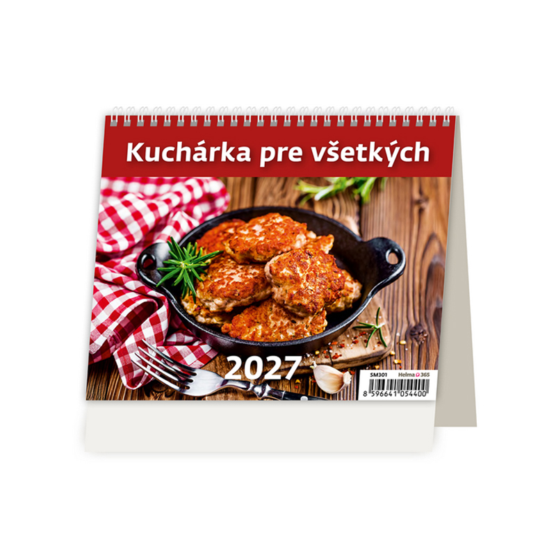 Stolový kalendár Kuchárka pre všetkých 2027