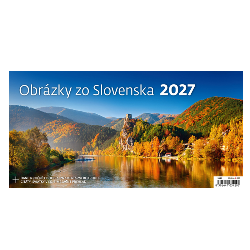 Stolový kalendár Obrázky zo Slovenska 2027