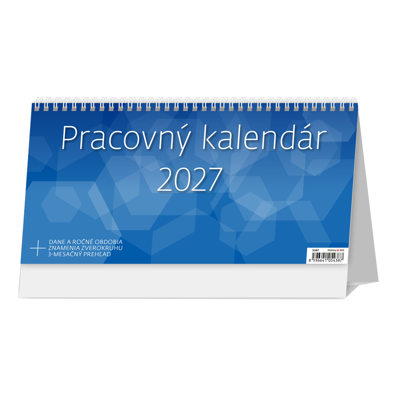 Stolový kalendár Pracovný 2027