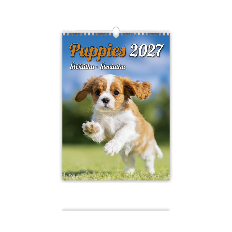 Nástenný kalendár Šteniatka 2027