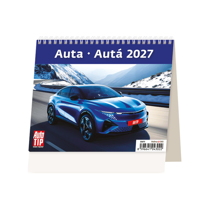 Stolový kalendár Autá 2027