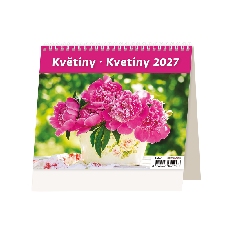 Stolový kalendár Kvetiny 2027