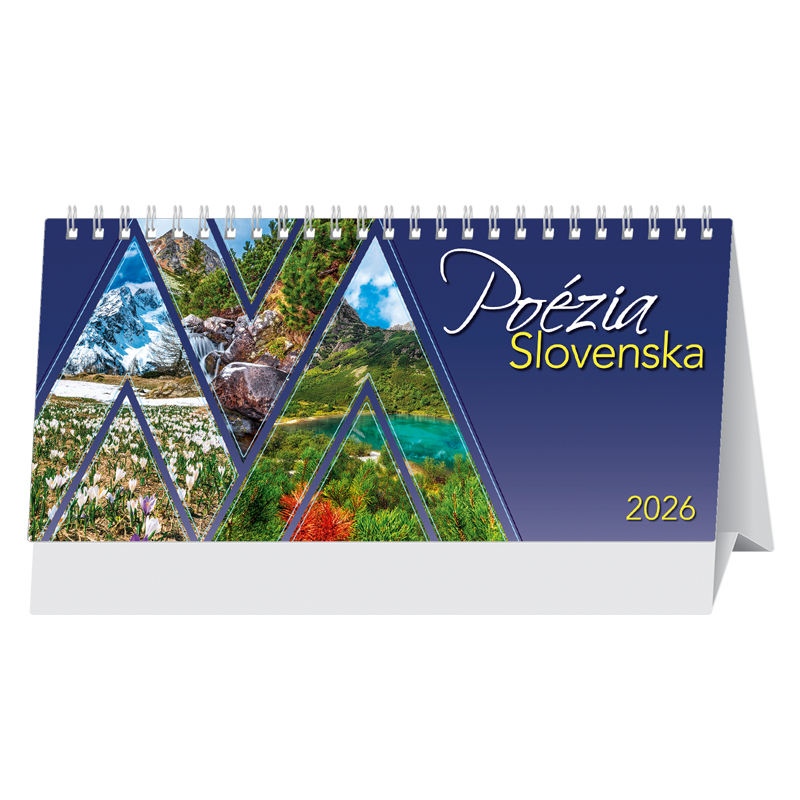 Stolový kalendár Poézia Slovenska 2026