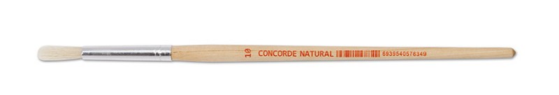 Štetec guľatý č.10 natural A65804 CONCORDE