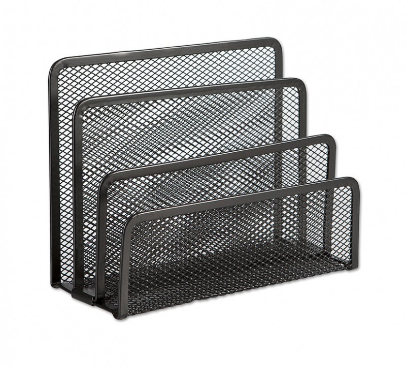 Stojan kovový na dopisy CONCORDE čierny A68035