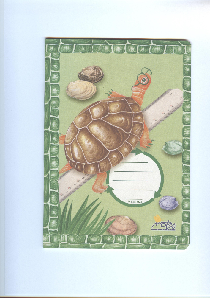 Zošit 525 štvorčekový 20listový korytnačka EKO NOTES