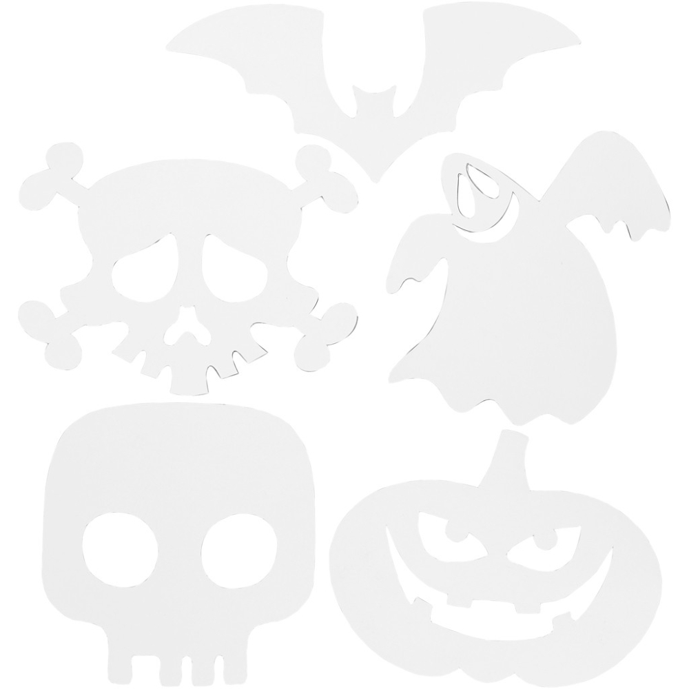 MOTÍVY PAPIEROVÉ HALLOWEEN VYFARBOVACIE 25 x 17 cm