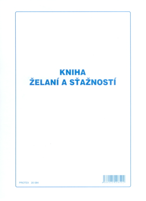 20084 KNIHA ŽELANÍ A ŠŤAZNOSTÍ A4 MAKKA VAZBA 2X25 list.