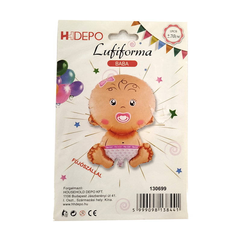 BALÓN FOLIOVY DIEVČA