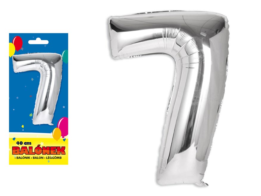 BALÓNIK FÓLIOVÝ č 7, 40 cm 8000140