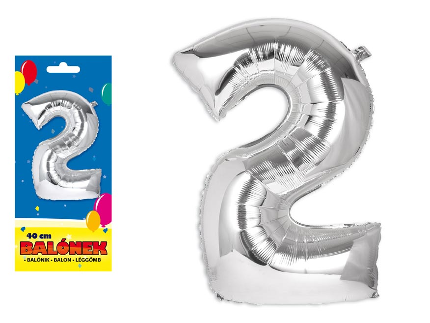 BALÓNIK FÓLIOVÝ č 2 , 40 cm 8000135