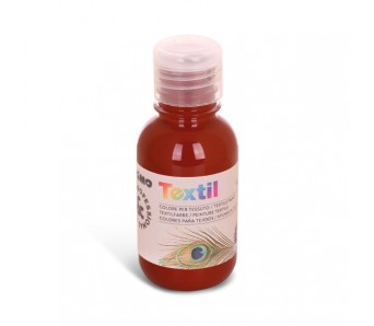 Farba na textil, 125ml, hnedá siena pálená 410TX125-730