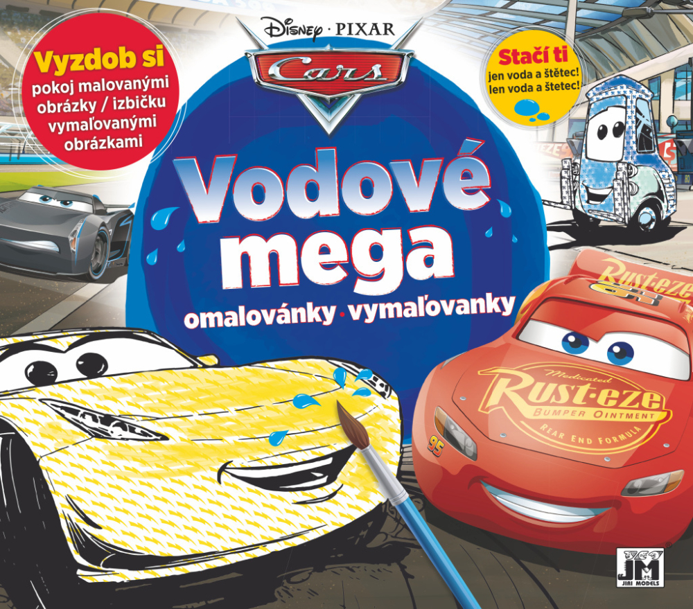 Vymaľovánky MEGA VODOVÁ CARS 2647-9