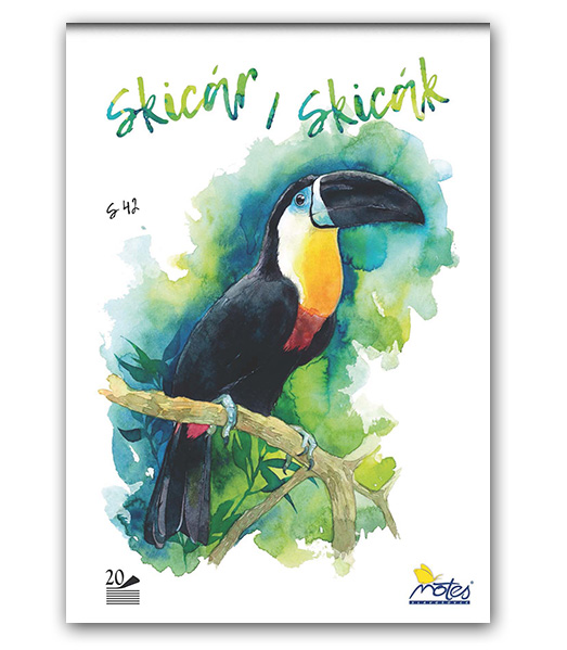 S42 VÝKRESNÍK SKICÁR A4 20 list. 10/1920