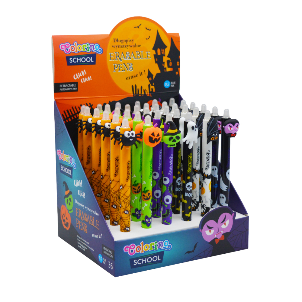 PERO GUMOVACIE HALLOWEEN COLORINO 0,5 mm HALLOWEEN