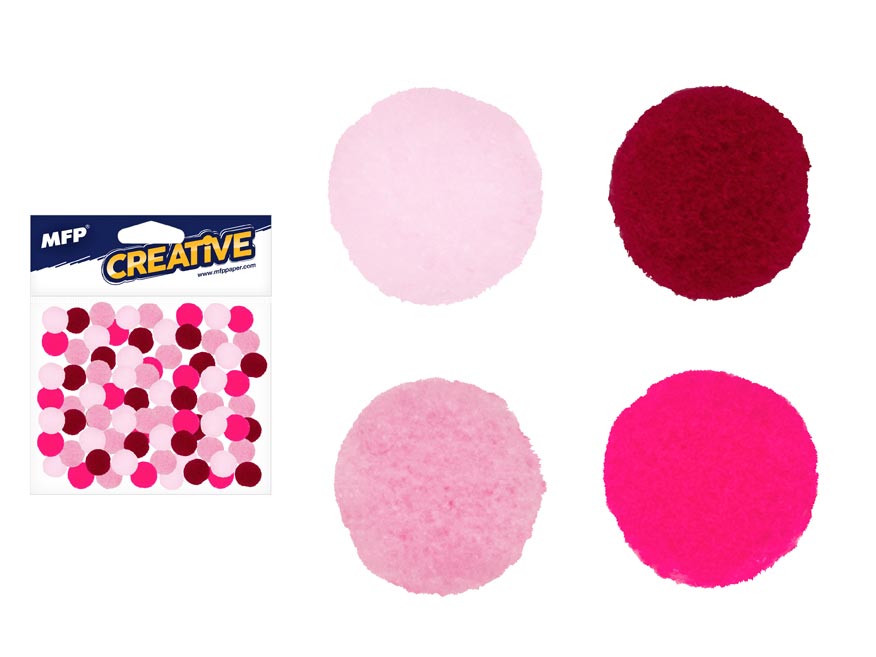 Hobby MFP pompom ružové 1042293