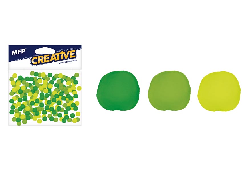 Hobby MFP pompom zelené 1042295