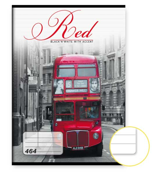 ZOŠIT 464 LIN. A4/60 list. 10/1680 S OKRAJOM