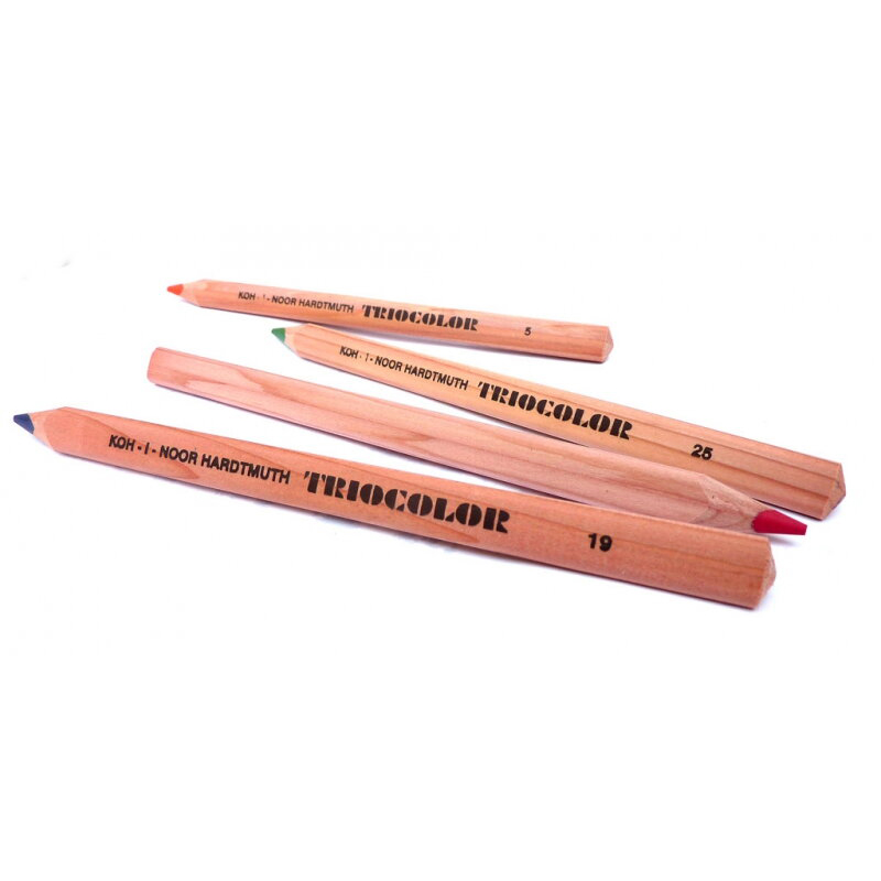 3154N/24 FARBIČKY TROJHRANNÉ TRIOCOLOR NATUR 10,5 mm