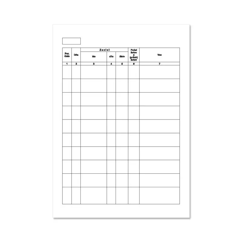 308 PROTOKOL PÍSOMNOSTÍ A4 50 list.