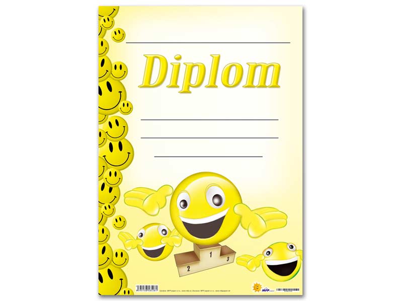 DIPLOM A4 PAPIEROVÝ DETSKÝ MOTÍV 5300913