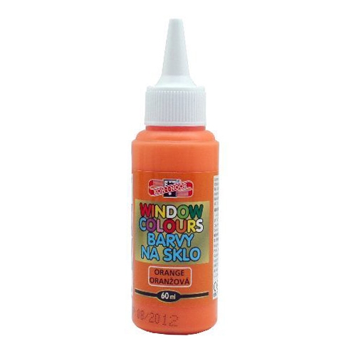 9742/02 FARBA NA SKLO 60 ml, ORANŽOVÁ