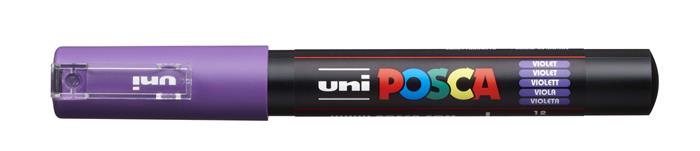 Popisovač akrylový UNI Posca PC-1M fialový