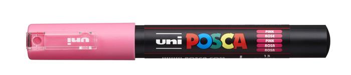 Popisovač akrylový UNI Posca PC-1M ružový