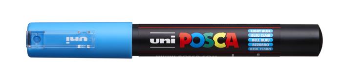 Popisovač akrylový UNI Posca PC-1M svetlomodrý