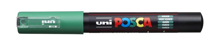 Popisovač akrylový UNI Posca PC-1M zelený