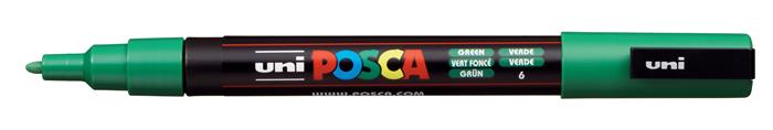 Popisovač akrylový UNI Posca PC-3M zelený