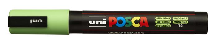 Popisovač akrylový UNI Posca PC-5M zelené jablko