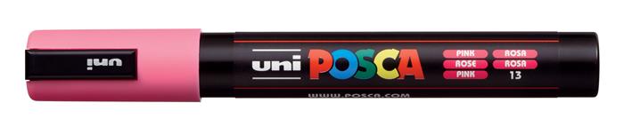 Popisovač akrylový UNI Posca PC-5M ružový