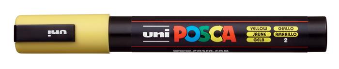 Popisovač akrylový UNI Posca PC-5M žltý