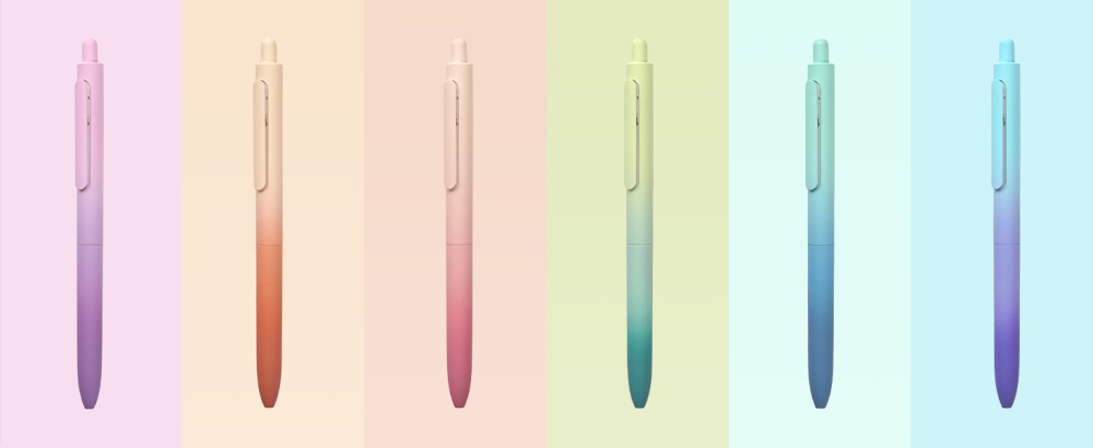 Pero gélové WRITECH Aurora pastel ružové