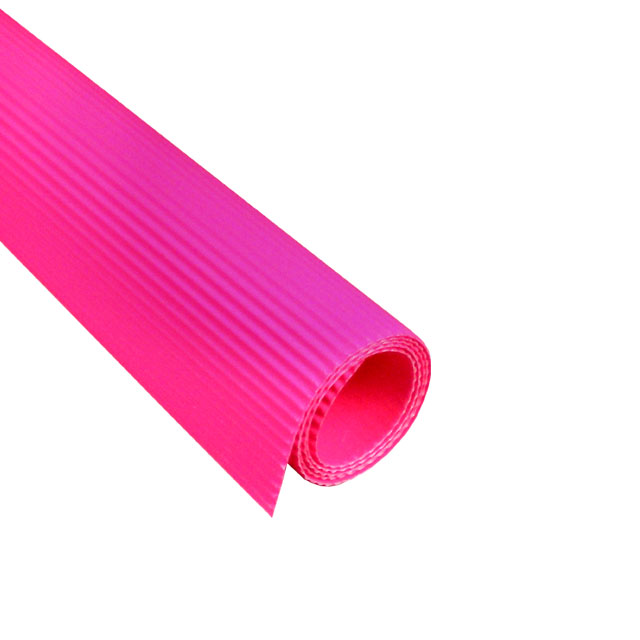 Vlnitý kartón 50x70 fluo ružový