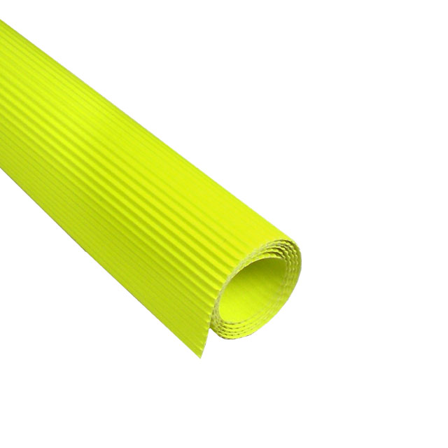 Vlnitý kartón 50x70 fluo žltý