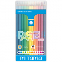 Pastelky MITAMA /12 pastel