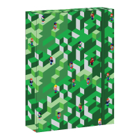 Školský box A4 Green Pixel REYBAG
