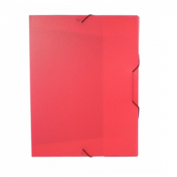 Plastov box s gum. A4 erven 550